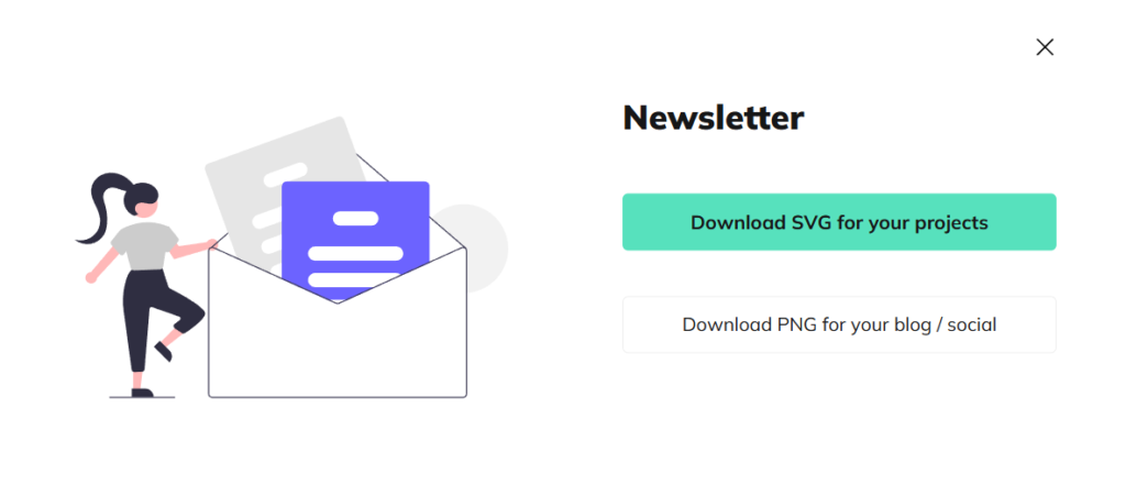 newsletter svg download